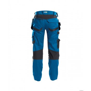 Pantalon de travail FLUX stretch D-Flex DASSY navy bleu dos