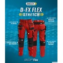 Caractéristiques du Pantalon de travail FLUX stretch D-Flex DASSY (6 coloris)
