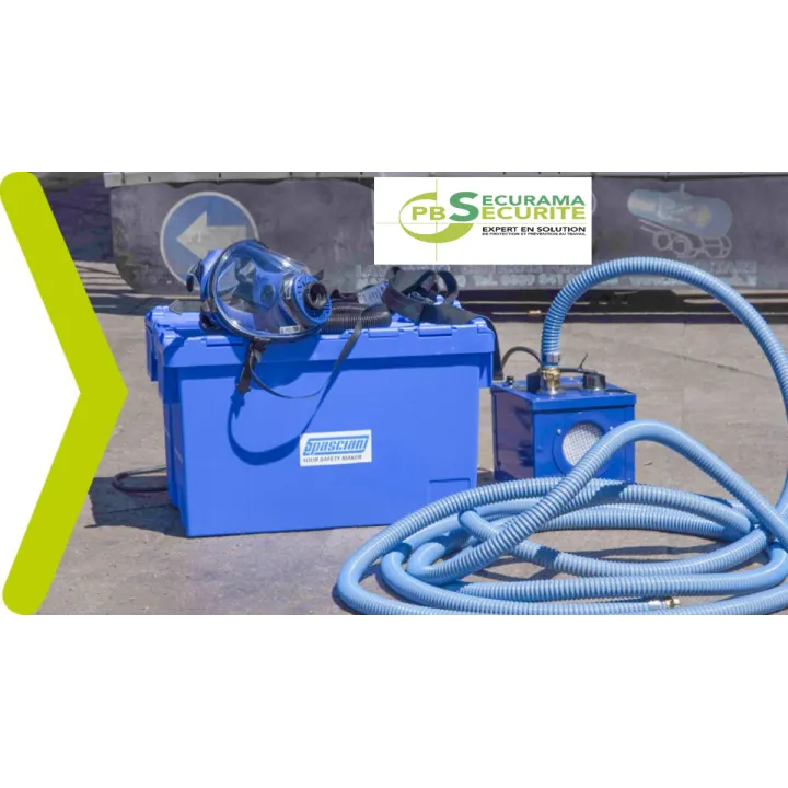 Respirateur assisté air frais 10 M Duct Eco méthanisation sans masque