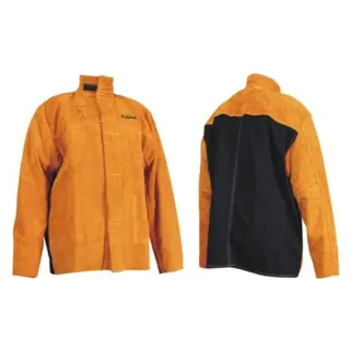 Veste soudeur en cuir coutures kevlar dos ignifugé WELTEK