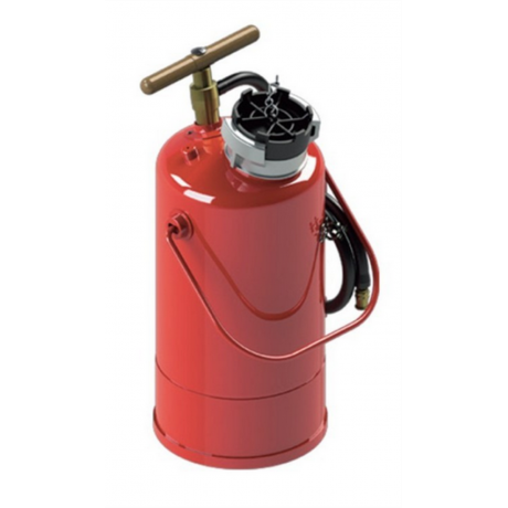 Seau pompe portatif à main feu de cheminée DESAUTEL