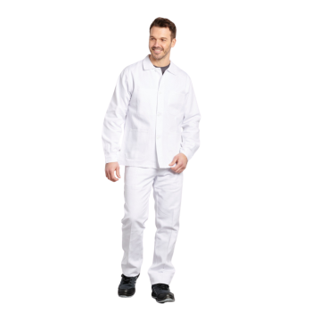 Pantalon coton blanc PBV 100% coton