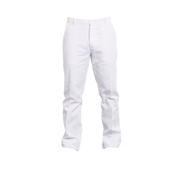 Pantalon de travail coton blanc PBV 100% coton