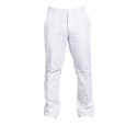 Pantalon de travail blanc 100% coton poche genoux
