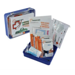 Trousse de premier secours voyage FRANCE NEIR