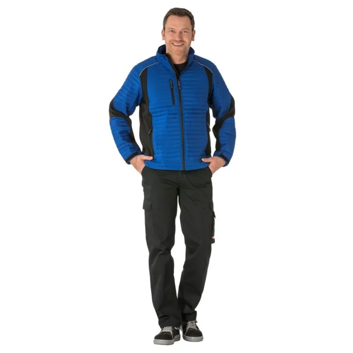 Veste doudoune froid travail et loisir homme AIR bleu noir