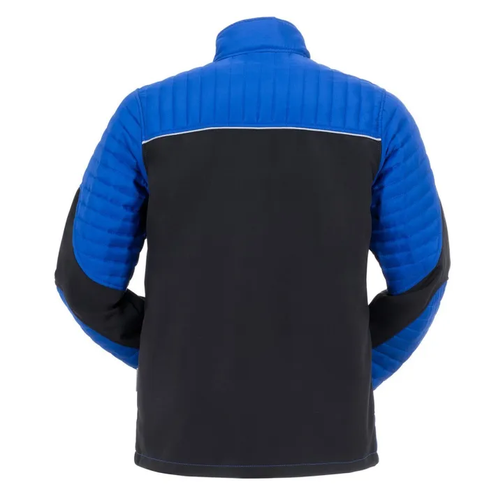 Veste doudoune froid travail et loisir homme AIR bleu noir dos