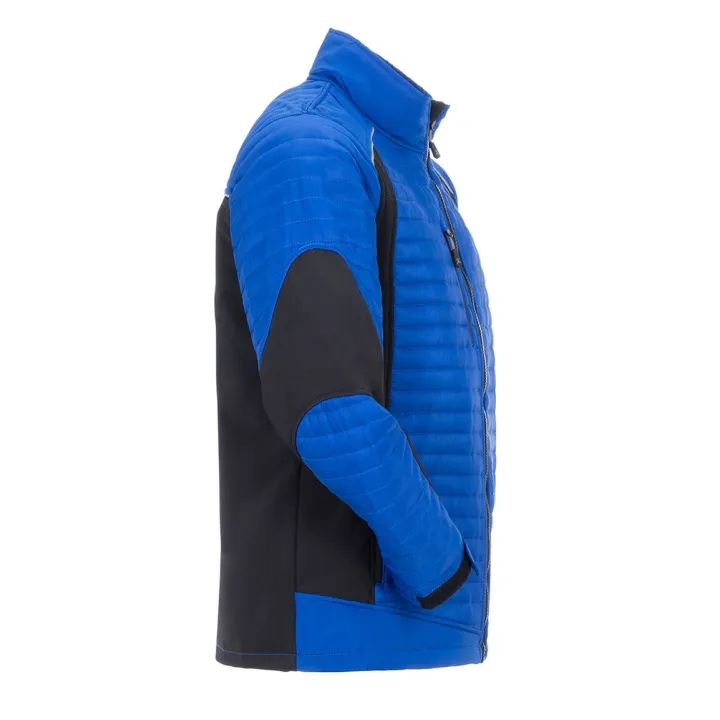 Veste doudoune froid travail et loisir homme AIR bleu noir profil