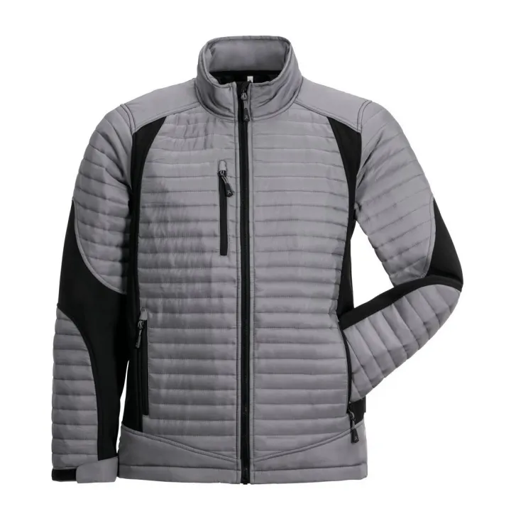 Veste doudoune froid travail et loisir homme AIR gris noir