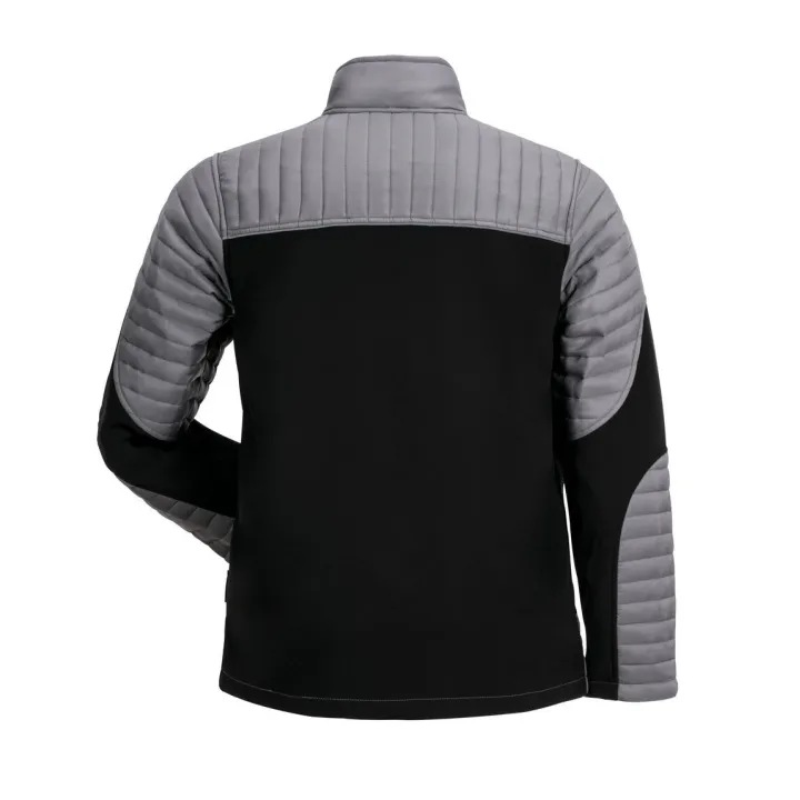 Veste doudoune froid travail et loisir homme AIR gris noir dos