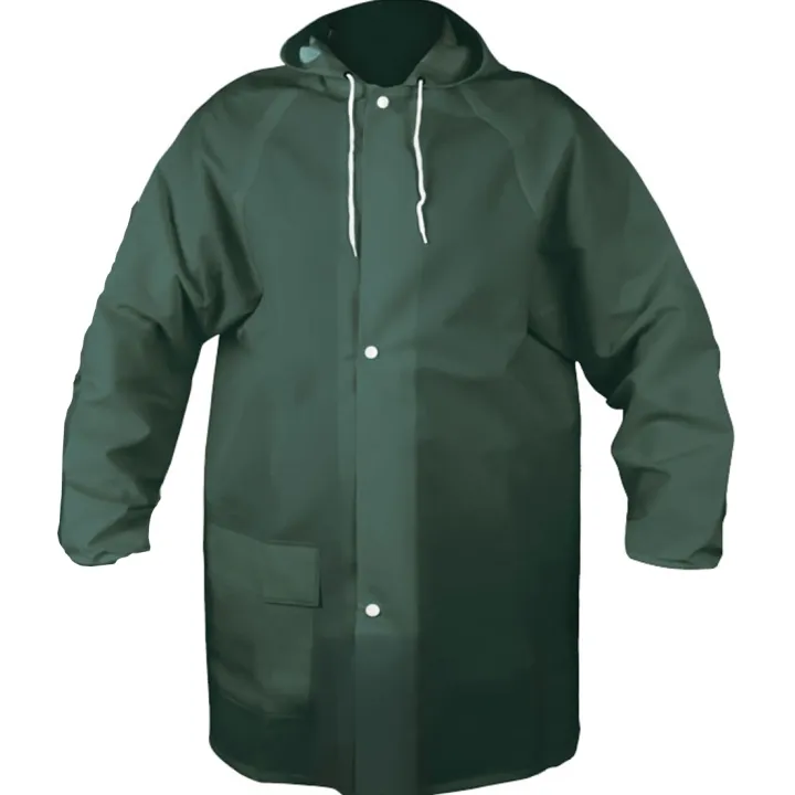 Veste de pluie verte imperméable résitante PTU 350 CHATARD