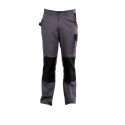 Pantalon de travail coton polyester gris noir OMAR