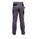 Pantalon de travail coton polyester gris noir OMAR dos