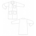 Patronage Blouse de travail bugatti poly coton homme à pressions PBV