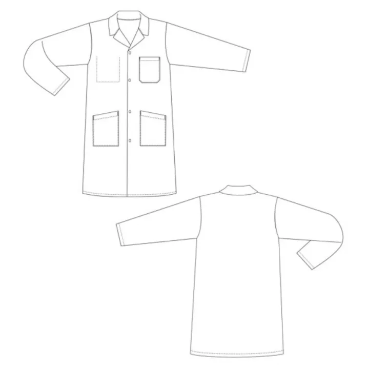 Patronage Blouse de travail bugatti poly coton homme à pressions PBV