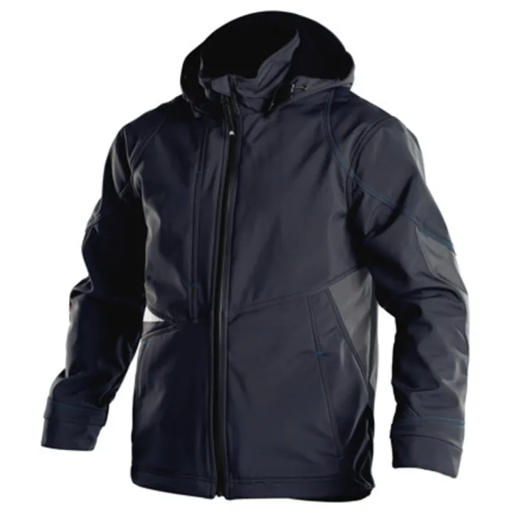 Veste de travail SOFTSHELL Gravity Dassy bleu nuit / noir