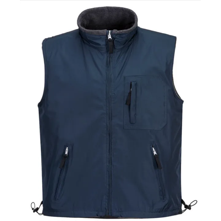 Gilet bodywarmer sans manche multipoche Réversible PORTWEST marine