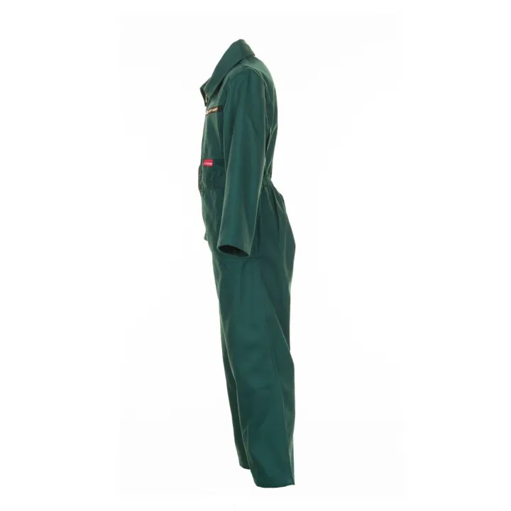Combinaison de travail enfant Junior 100 % coton PLANAM verte