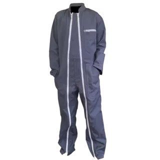 Combinaison travail enfant  junior 2 ZIPS grise PBV Sécurama