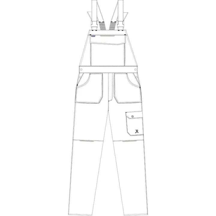 Salopette de travail enfant junior BASLET NEON PLANAM