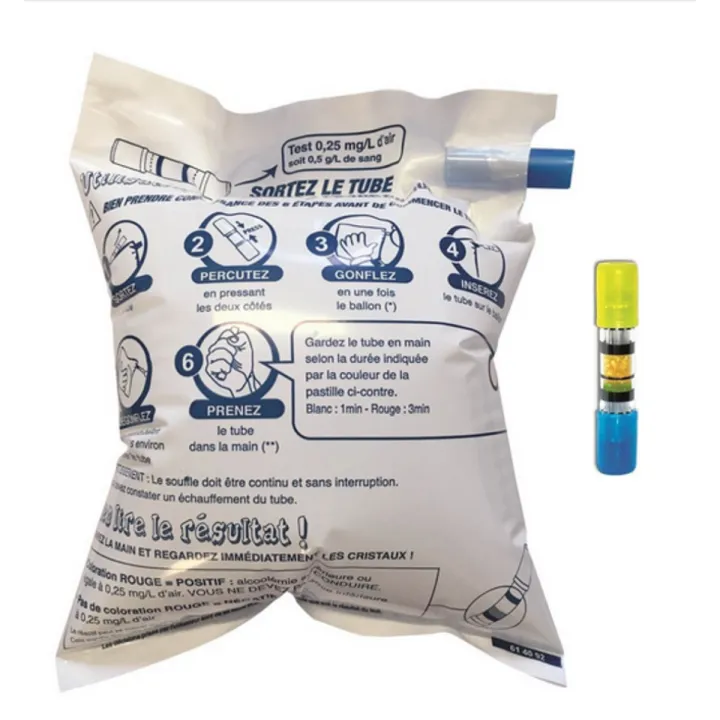 Ethylotest à usage unique Sécurama
