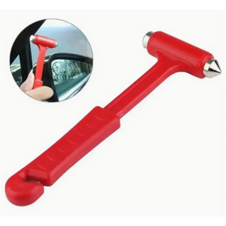 Marteau de Survie brise vitre coupe ceinture Sécurama
