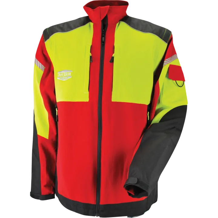 Veste de travail bucheron non protégée INFINITY SOLIDUR rouge