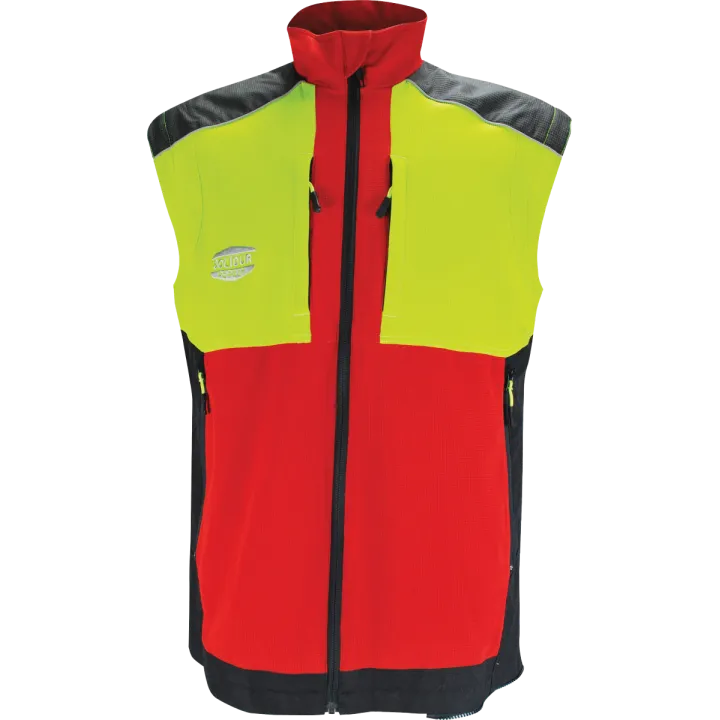 Veste de travail bucheron non protégée INFINITY SOLIDUR rouge