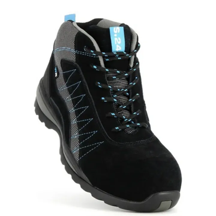 Chaussure de sécurité S3 imper respirante velours noir WEIMA S24