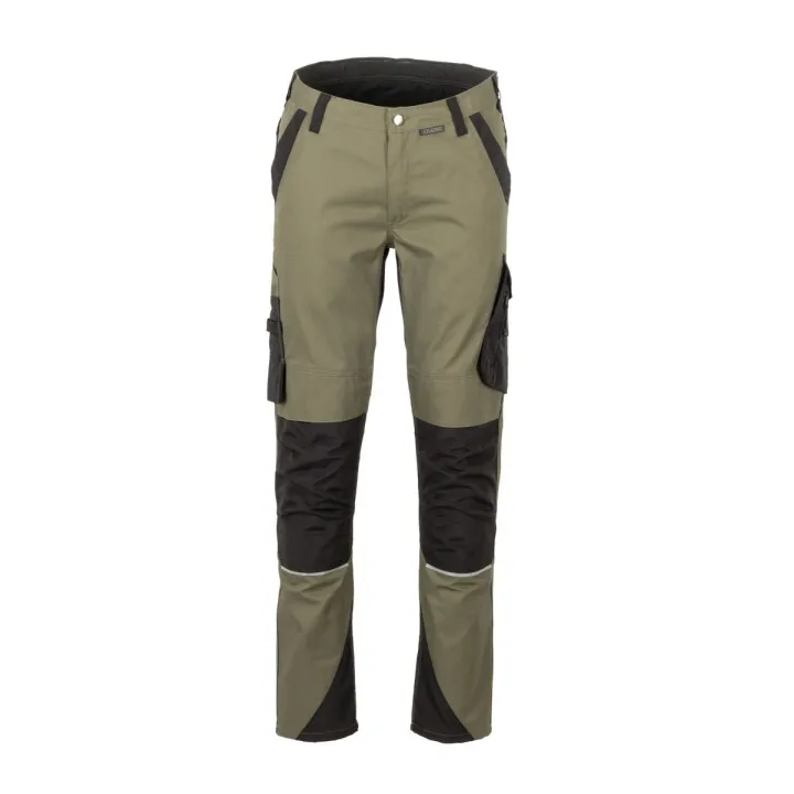 Pantalon de travail homme NORIT PLANAM vert olive noir