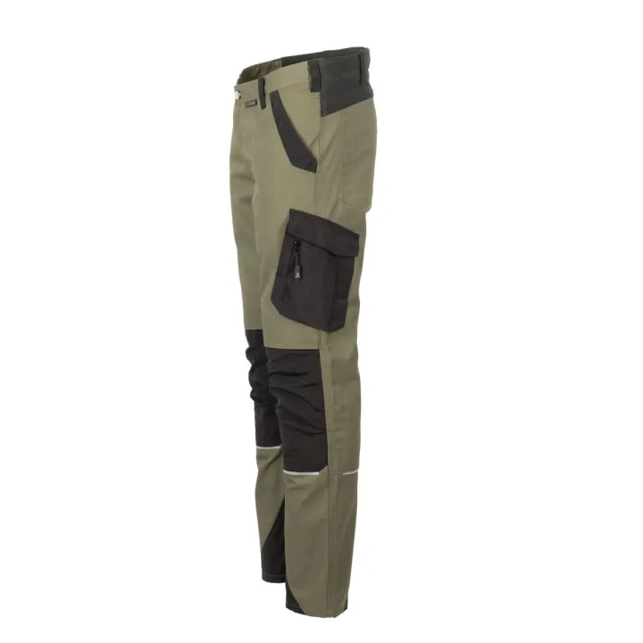 Pantalon de travail homme NORIT PLANAM vert olive noir