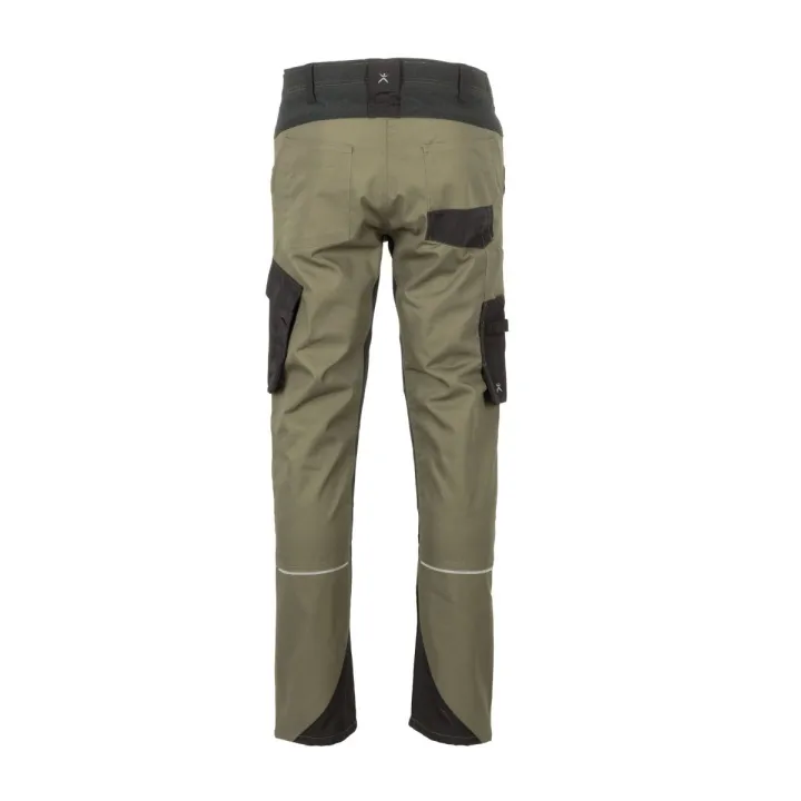 Pantalon de travail homme NORIT PLANAM vert olive noir