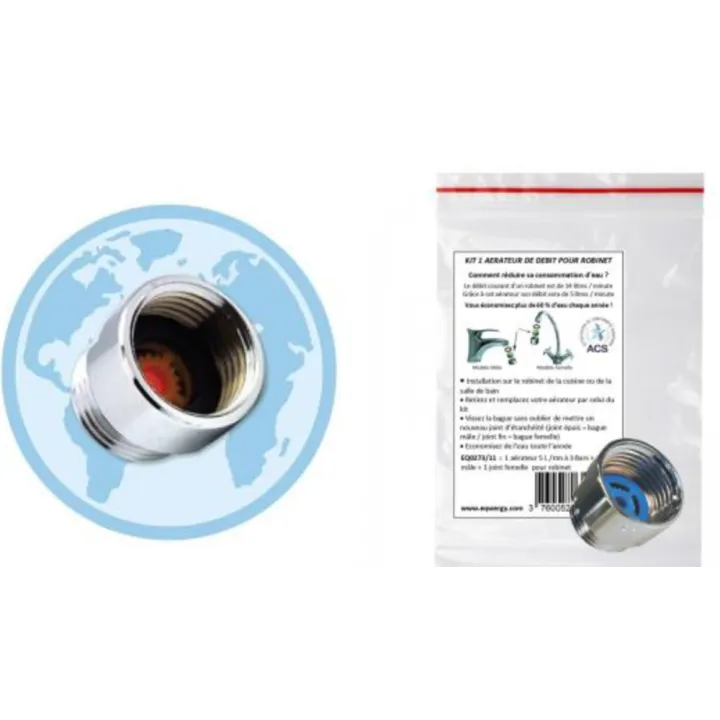 kit économie d'eau robinet ou douche