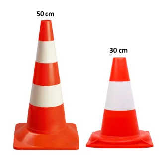 Cone de chantier route TRAFIC CONE non lesté