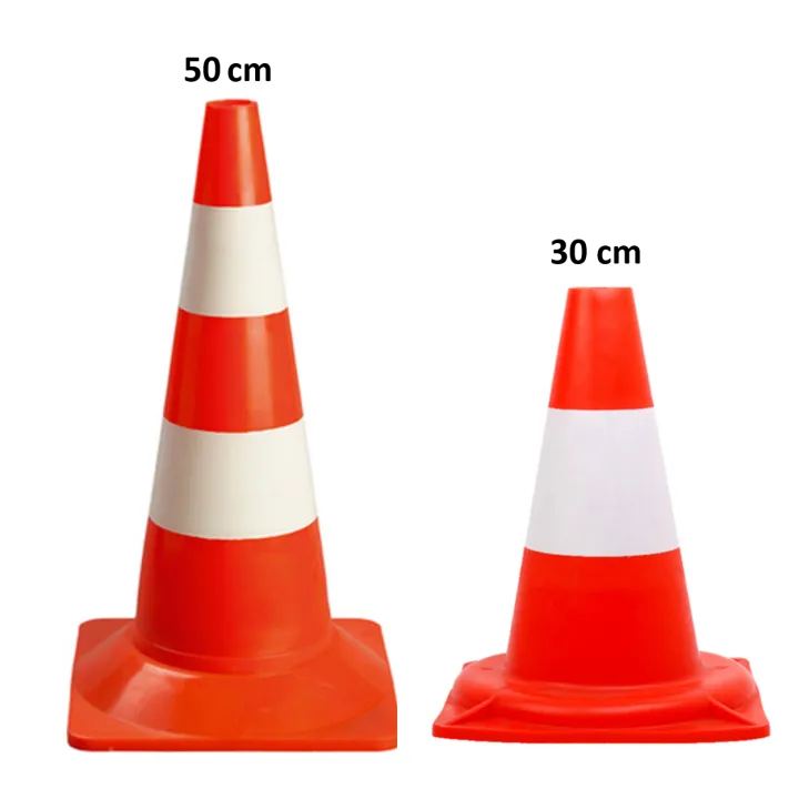 Cone de chantier route TRAFIC CONE non lesté