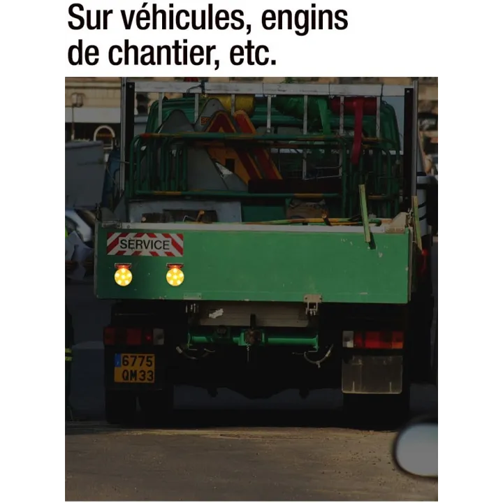 Lampe flash à leds solaire magnétique