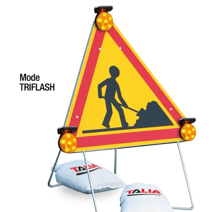 Lampe flash à leds solaire magnétique