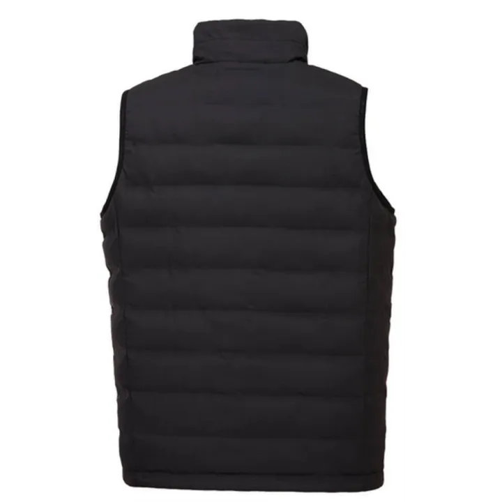 Doudoune de travail chauffante noire PORT WEST dos