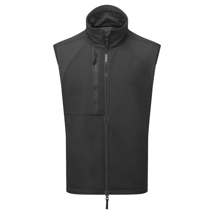 Gilet sans manche SOFTSHELL 2 couches Port West noir