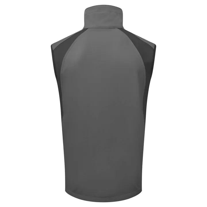 Gilet sans manche SOFTSHELL 2 couches Port West  gris dos
