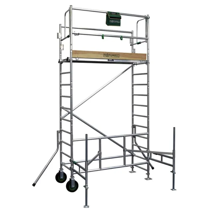 Echafaudage roulant naturoll - hauteur de taille 3.75 m