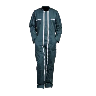 Combinaison travail à double fermeture verte PBV Securama