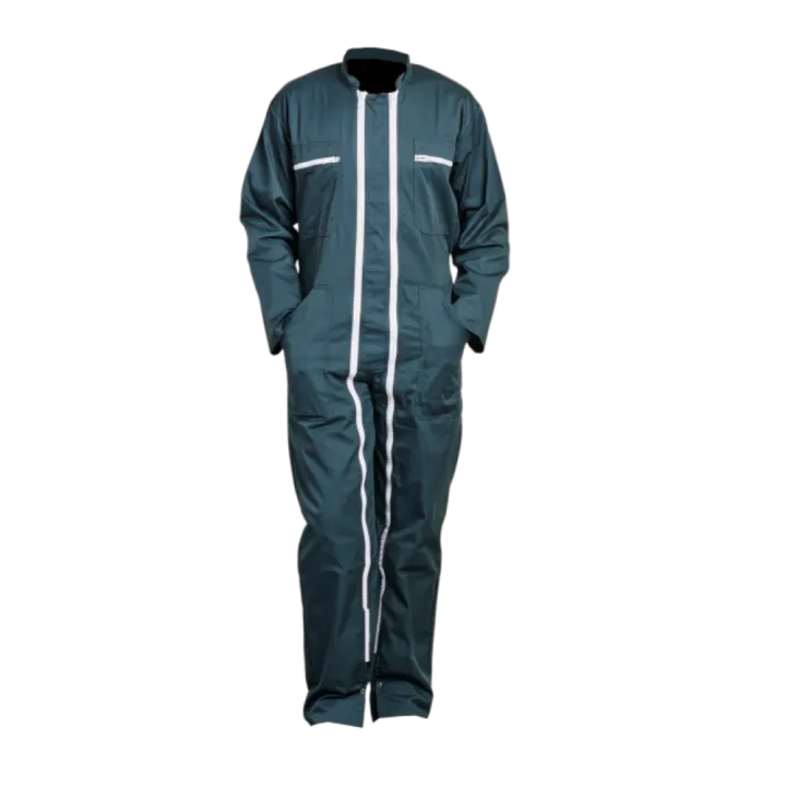 Combinaison travail à double fermeture verte PBV Securama