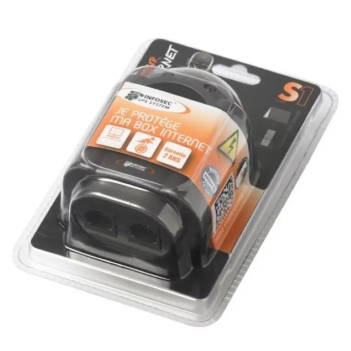 Parasurtenseur parafoudre Lan internet protection électrique INFOSEC emballage