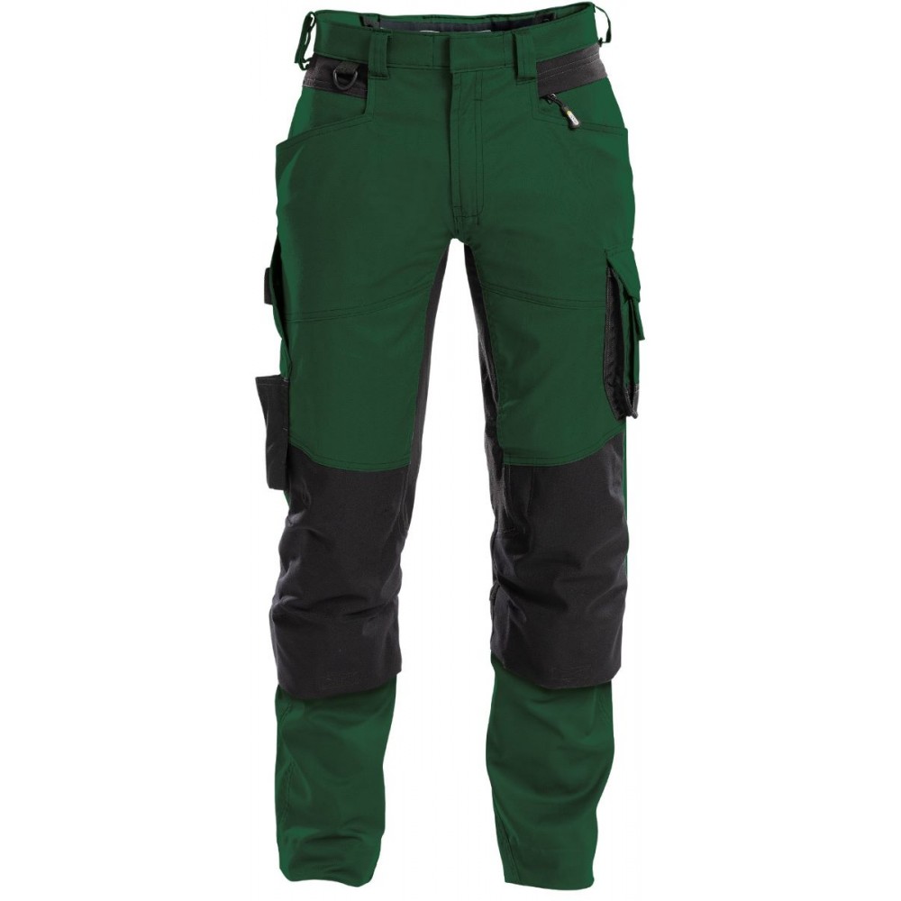 Pantalon de Travail Stretch DYNAX DASSY élasthanne vert noir