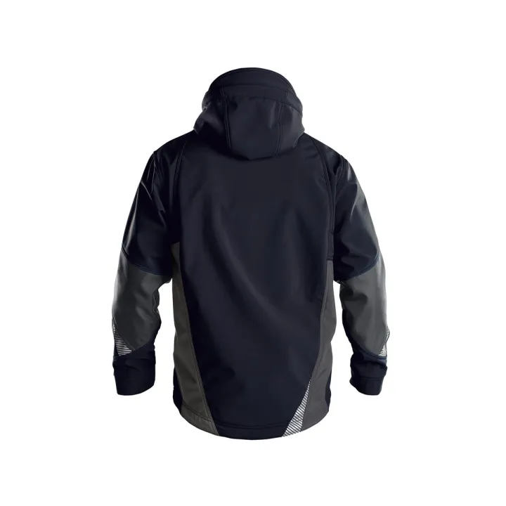 Veste de travail SOFTSHELL Gravity Dassy bleu nuit / noir