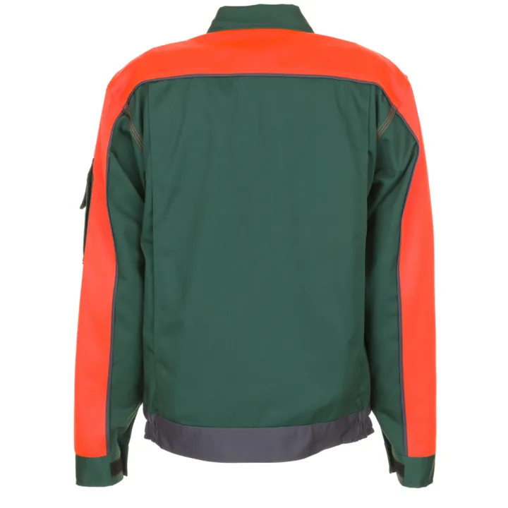 Blouson de travail Visline PLANAM vert orange ardoise dos