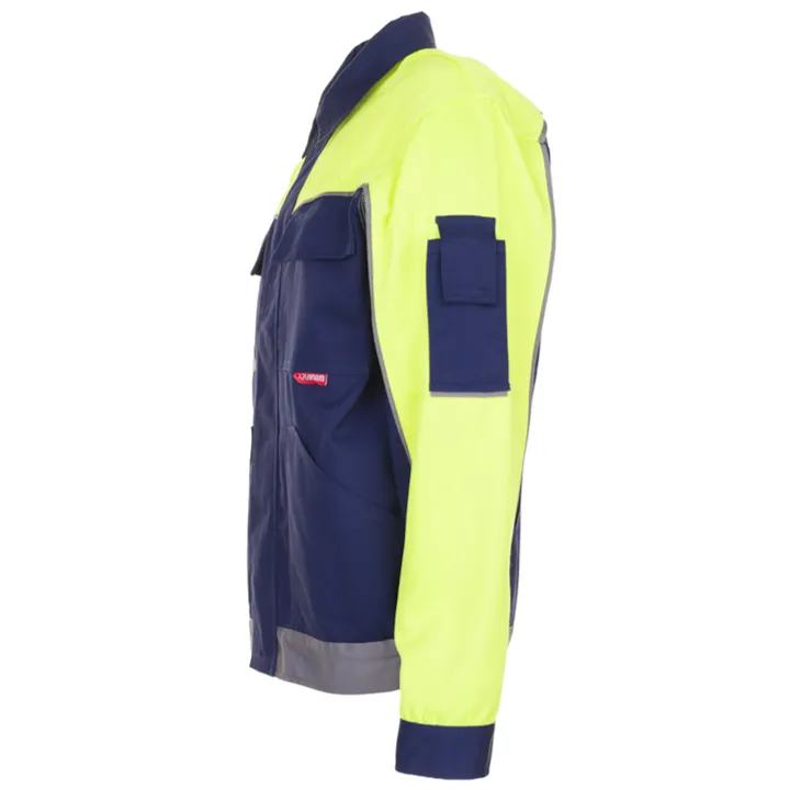 Blouson de travail Visline PLANAM marine jaune bleu profile