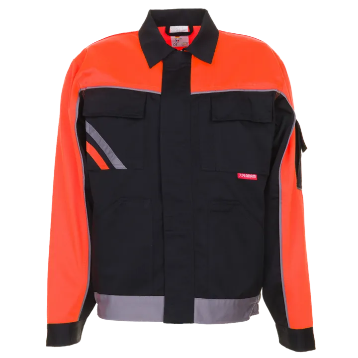 Blouson de travail Visline PLANAM noir orange zinc