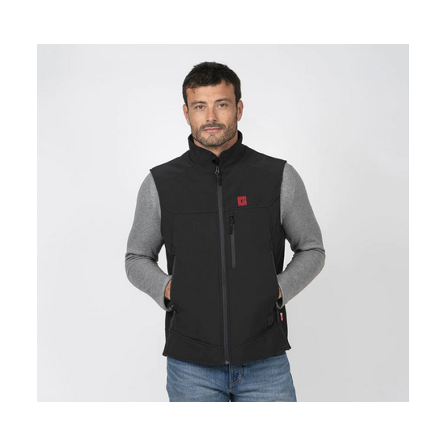 Y.A. LOTUS Gilet Chauffant Électrique USB Homme Femme – 9 Zones Chaleur – Sans Manches Pour Rando, Moto, Ski, Camping (Sans Batterie)